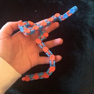 Blue and Red Fidget Snake Toy